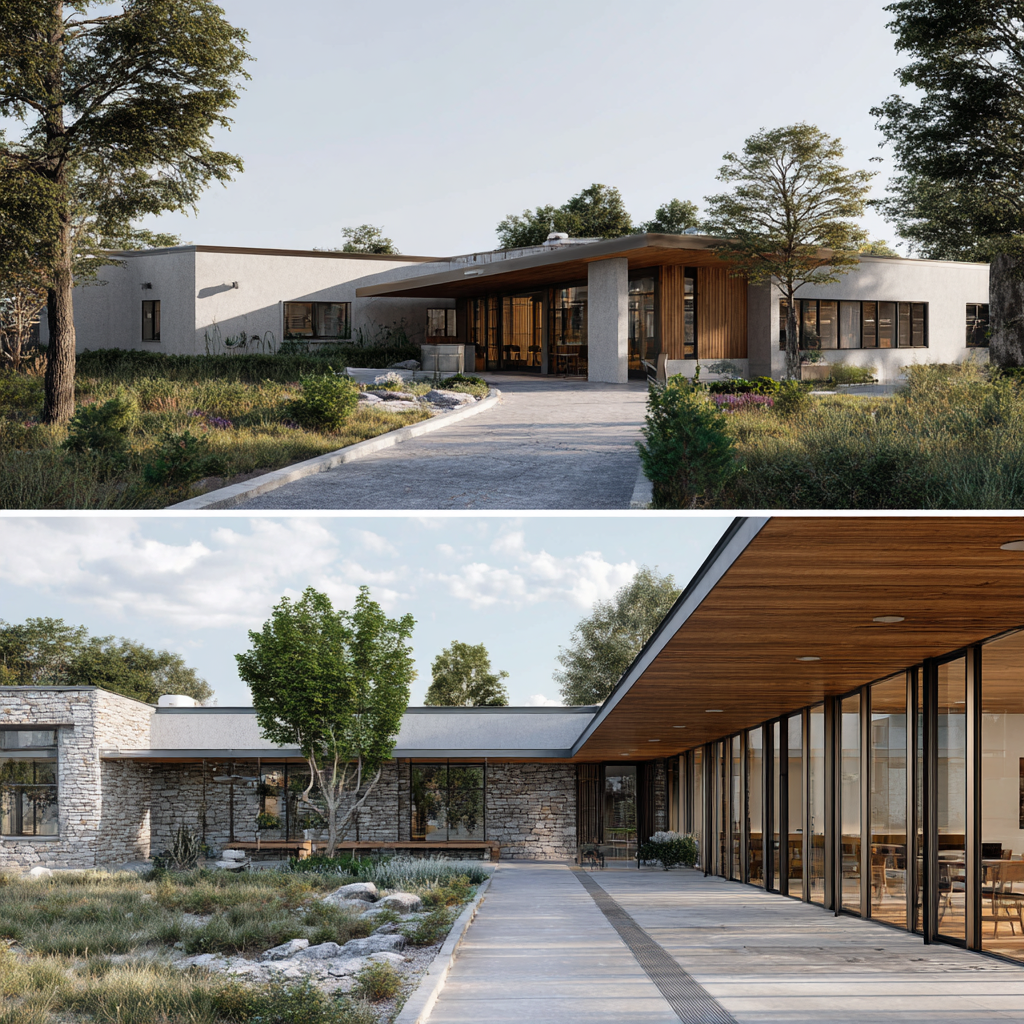 Dining area at AD Rehab